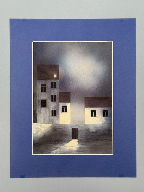 Paul Delmée (1944) - Light through the door, Antiek en Kunst, Kunst | Schilderijen | Modern