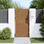 vidaXL Poort 85x200 cm cortenstaal, Tuin en Terras, Tuinpoorten, Verzenden, Nieuw