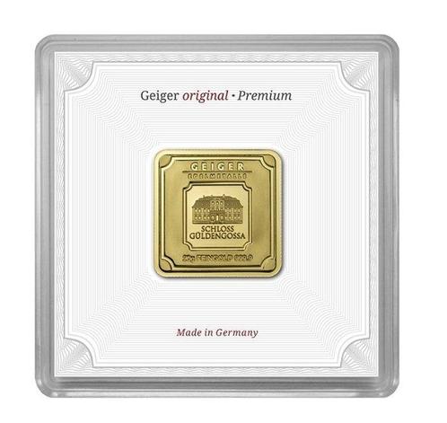 20 gram - Goud .999 - Geiger Goldbarren Gold mit, Timbres & Monnaies, Métaux nobles & Lingots