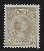 Nederland 1891 - 50 Cent Wilhelmina Hangend Haar met, Postzegels en Munten, Gestempeld
