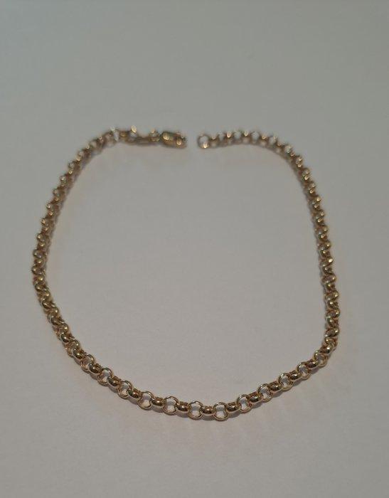 Zonder Minimumprijs - Schakelarmband - 18 karaat Geel goud -, Handtassen en Accessoires, Antieke sieraden