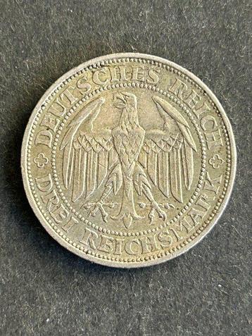 Allemagne, République de Weimar 3 Reichsmark 1929 (Sans Prix