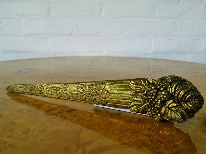 Briefopener - Antieke bronzen briefopener - langs 2 zijden, Antiek en Kunst, Curiosa en Brocante