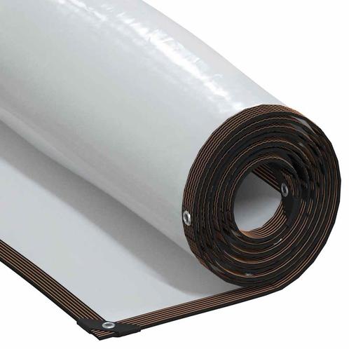 vidaXL Doorzichtig zeildoek met zeilringen 4x4 m, Doe-het-zelf en Bouw, Overige Doe-Het-Zelf en Bouw, Nieuw, Verzenden