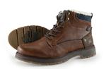 Mustang Veterboots in maat 41 Cognac, Verzenden, Boots