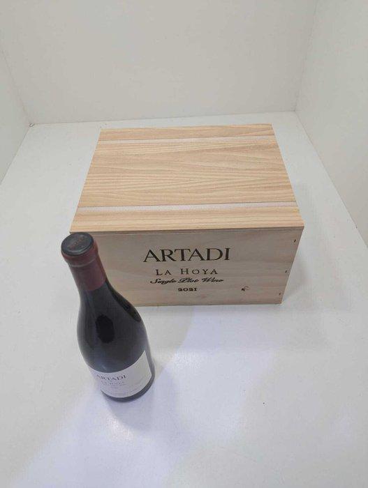 2021 Artadi, La Hoya - Rioja Single Plot Wine - 6 Bouteilles, Verzamelen, Wijnen