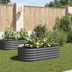vidaXL Plantenbak verhoogd 160x80x44 cm gegalvaniseerd staal, Tuin en Terras, Verzenden, Nieuw