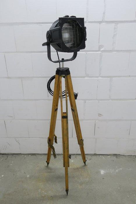 Theater Lamp - Lampadaire - Aluminium, Acier, Bois, Antiek en Kunst, Antiek | Wandborden en Tegels