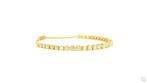 Armband - 14 karaat Geel goud - 4.31ct. tw. Geel Diamant, Handtassen en Accessoires, Armbanden, Nieuw
