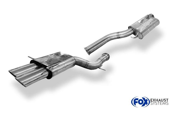 FOX Audi RS4 B5 - RVS systeem achter- en voordemper 90mm - 2, Auto-onderdelen, Uitlaatsystemen, Nieuw, Verzenden