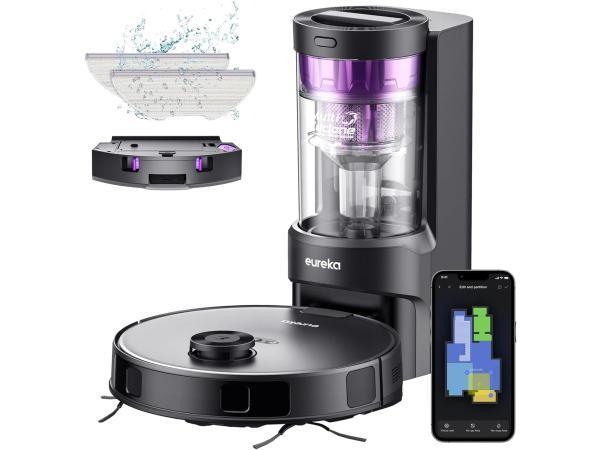Veiling - EUREKA E10s DE Zuig- en dweilrobot + zakloos, Elektronische apparatuur, Stofzuigers