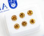Zonder Minimumprijs - 6 pcs Diamant (Natuurlijk gekleurd) -, Handtassen en Accessoires, Edelstenen, Nieuw