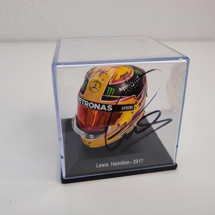 Mercedes - Lewis Hamilton - 2017 - Schaal 1/5 helm, Verzamelen, Automerken, Motoren en Formule 1