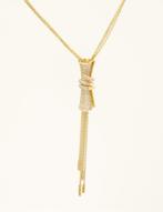 Halsketting - 14 karaat Geel goud - 1.54ct. tw. Diamant, Handtassen en Accessoires, Kettingen, Nieuw