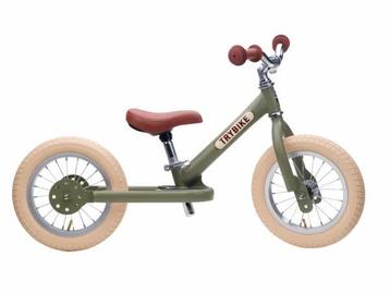 Veiling - Trybike Steel Loopfiets – Mat Vintage Groen, Nieuw