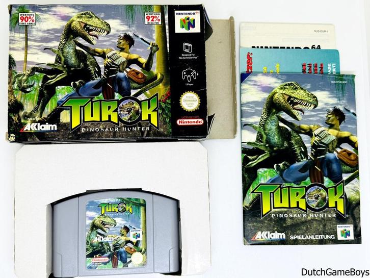 Nintendo 64 / N64 - Turok - Dinosaur Hunter - NOE, Consoles de jeu & Jeux vidéo, Jeux | Nintendo 64, Envoi