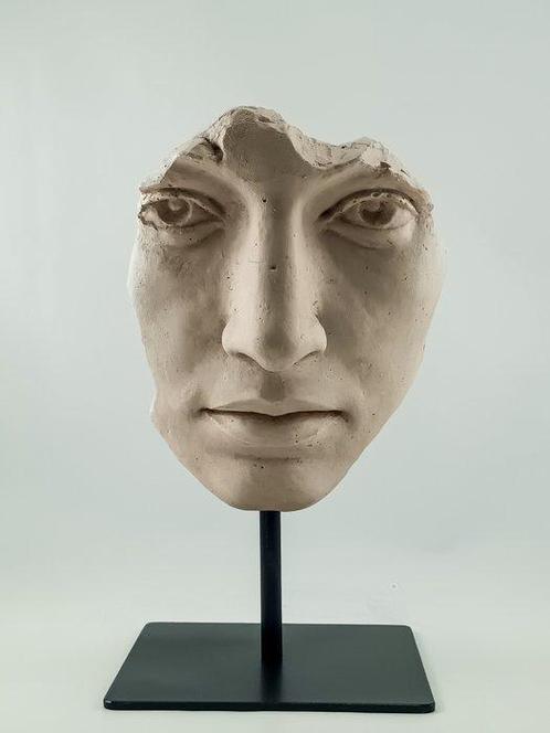 Figure - fragment dun visage grec classique, fait de plâtre, Antiek en Kunst, Curiosa en Brocante