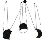 Hanglamp - 3-lichts - zwart metaal - e27 - ca. 190cm, Huis en Inrichting, Lampen | Hanglampen, Ophalen of Verzenden, Nieuw