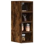 vidaXL Hangkast Riga 20x29,5x60 cm bewerkt hout gerookt, Huis en Inrichting, Kasten | Overige, Verzenden, Nieuw