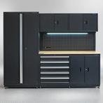 Datona Werkbank 160cm met bovenkast en brede zijkast -, Ophalen of Verzenden, Nieuw