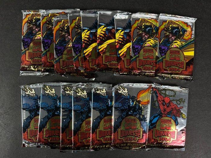 Marvel - 16 Verzegelde kaart - Marvel Superstars, Verzamelen, Overige Verzamelen