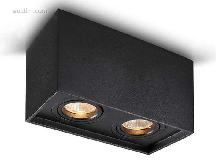 8 x GU10 Opbouwspot Armatuur dual fittingen zwart., Doe-het-zelf en Bouw, Overige Doe-Het-Zelf en Bouw, Ophalen