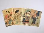 Kabuki & Bijin Ukiuo-e Prints - Kumagai Jinya, Nue, Shin