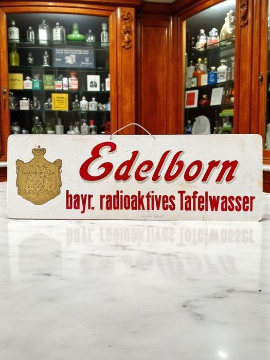 1910s advertisement - Radioaktive Tafelwässer (radioactive, Antiek en Kunst, Antiek | Wandborden en Tegels
