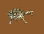 Gewicht om figuurlijk goud te wegen. Schildpad. - Abrammouo., Antiek en Kunst