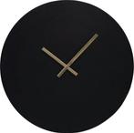 2dekans | Light & Living Wandklok Licola - Zwart - Ø59cm -, Huis en Inrichting, Ophalen of Verzenden, Nieuw