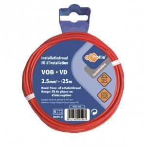 Profile vob/vd 2.5 rood 25m, Bricolage & Construction, Électricité & Câbles