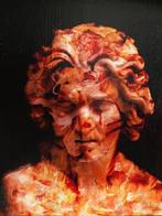 Dario Moschetta - Timeless red - Mixedmedia painting