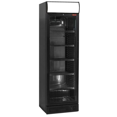 Geventileerde positieve T° vitrine 380 lit., zwart, met lich, Zakelijke goederen, Horeca | Keukenapparatuur, Koelen en Vriezen