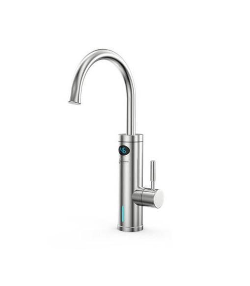 Digitaal bedienbare elektrische warmwater kraan, geen boiler, Doe-het-zelf en Bouw, Sanitair, Nieuw, Chroom, Kraan, Ophalen of Verzenden