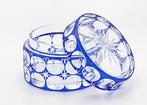 Otto Prutscher-Wiener Werkstadt Faceted Cobalt Crystal Glass