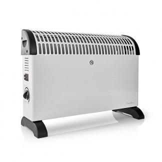 Convectorkachel | Nedis (2000W, Ruimtes tot 25 m², Wit), Doe-het-zelf en Bouw, Verwarming en Radiatoren, Verzenden