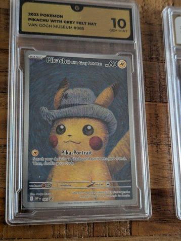 Pokémon - 2 Graded card - Pikachu 085 - GG 10 - Scarlet & beschikbaar voor biedingen