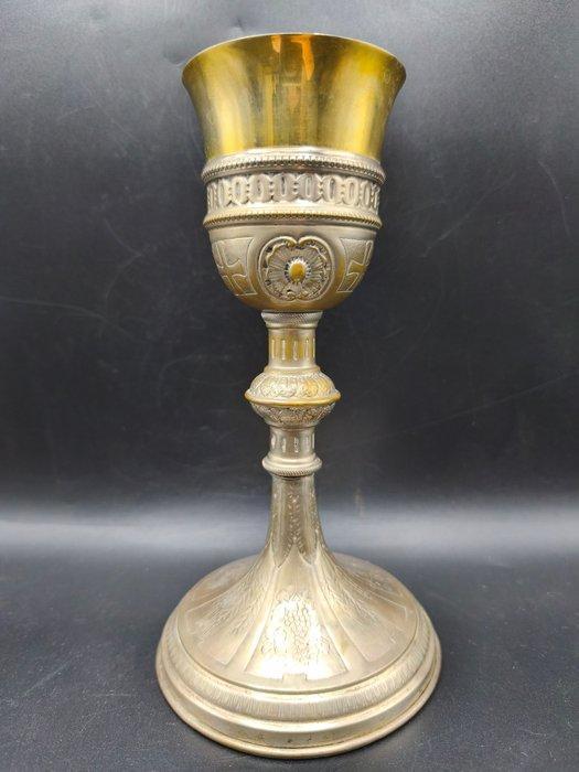 Kelk - Messing, Zilver - Calice Liturgico, Antiek en Kunst, Kunst | Niet-Westerse kunst