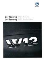 2009 VOLKSWAGEN TOUAREG W12 / W12 R-LINE SPORT BROCHURE, Nieuw