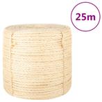 vidaXL Touw 6 mm 25 m 100% sisal, Verzenden, Nieuw