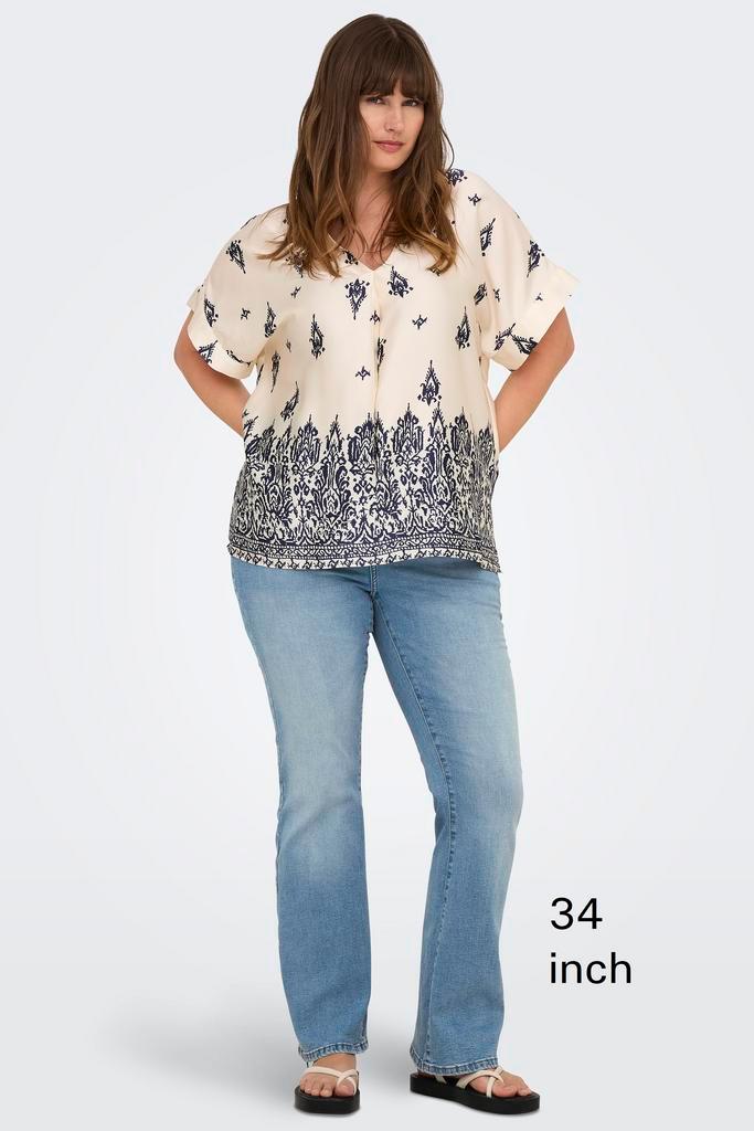 ONLY flared jeans Sally54Maat 46/48 (XL) of groter, Kleding | Dames, Spijkerbroeken en Jeans, Overige kleuren, Nieuw, Verzenden