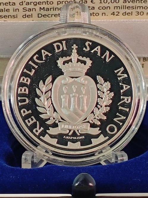 San Marino. 10 Euro 2015 Abraham Lincoln Proof (Zonder, Postzegels en Munten, Munten | Europa | Euromunten