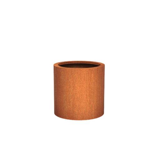 Cortenstaal plantenbak Ø60x60cm - Met bodem, Tuin en Terras, Bloembakken en Plantenbakken, 60 cm of meer, 60 tot 100 cm, Tuin