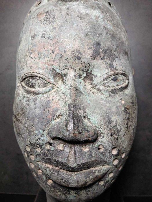 Prachtige grote Oba-hoofd - Bini - Nigeria (Zonder, Antiek en Kunst, Kunst | Niet-Westerse kunst
