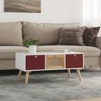 vidaXL Table basse avec tiroirs 80x40x35,5 cm bois, Maison & Meubles, Tables | Tables de salon, Neuf, Verzenden
