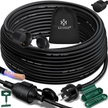 KESSER® Verlengkabel 15 m, meervoudige stekker met 3 x Schuk beschikbaar voor biedingen