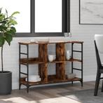 vidaXL Dressoir 102x32x73,5 cm bewerkt hout gerookt, Huis en Inrichting, Kasten | Dressoirs, Verzenden, Nieuw
