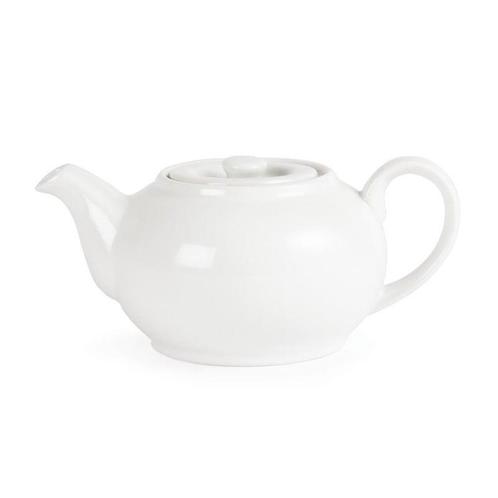 Theepotten | WHITEWARE | Porselein | Wit | 42.6cl | 4 Stuks, Zakelijke goederen, Horeca | Keukenapparatuur, Nieuw in verpakking