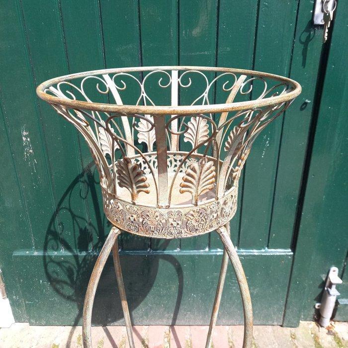 Large Plant Stand - 82 cm - Standaard - Metaal, Antiquités & Art, Curiosités & Brocante