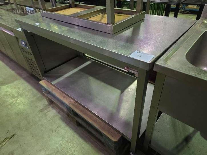 Inox werktafels (2x) waaronder DIAMOND, Huis en Inrichting, Keuken | Keukenbenodigdheden, Ophalen